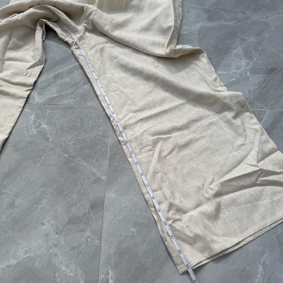 Women’s HYFVE Linen Blend Spaghetti Strap Sleeveless Jumpsuit Pants Size Small - Picture 14 of 15